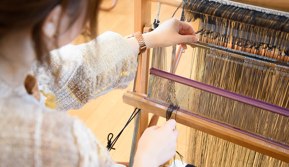 タテ糸ローラー巻き – 商品ページ – さをりの森オンラインショップ
